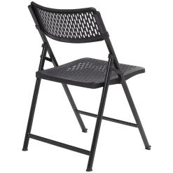 Discount NPS AirFlex Series Premium Polypropylene Folding Chair, Black, 4/Pack (1410) Folding & Stacking