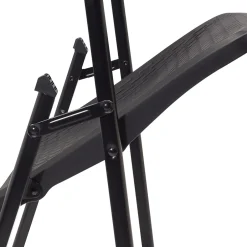 Discount NPS AirFlex Series Premium Polypropylene Folding Chair, Black, 4/Pack (1410) Folding & Stacking