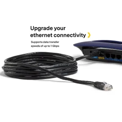 Ethernet Cables<NXT Technologies ™ 14' CAT-6 Cable, Black (NX29776)