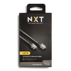 Ethernet Cables<NXT Technologies ™ 14' CAT-6 Cable, Black (NX29776)