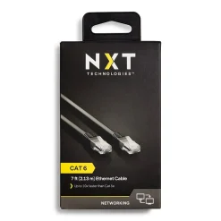 Ethernet Cables<NXT Technologies ™ 7' CAT-6 Cable, Black (NX29774)