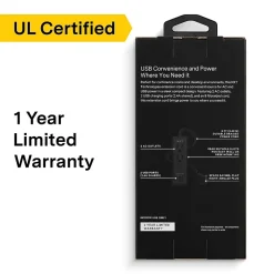 Extension Cords<NXT Technologies ™ 8' Extension Cord, 2-Outlet, Black (NX56820)