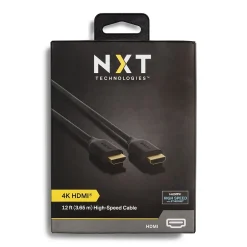 Hdmi Cables<NXT Technologies ™ 12' HDMI to HDMI Audio/Video Cable, Male to Male, Black (NX29740)