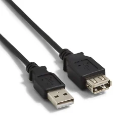 Usb Cables<NXT Technologies ™ 6' USB A to USB A Cable, Male to Female, Black (NX29753)