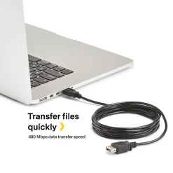 Usb Cables<NXT Technologies ™ 6' USB A to USB A Cable, Male to Female, Black (NX29753)