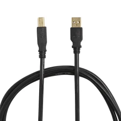Usb Cables<NXT Technologies ™ 16' USB B to USB A Printer Cable, Male to Male, Black (NX29931)