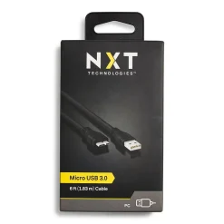 Usb Cables<NXT Technologies 6' USB Type-A Male to Micro-USB Type-B Male, Black (NX29773)