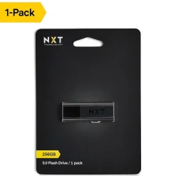 NXT Technologies 256GB USB 3.0 Type-A Flash Drive, Black (NX56882-US/CC)* Usb Flash Drives