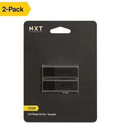 NXT Technologies ™ 32GB USB 2.0 Type A Flash Drive, Black, 2/Pack (NX52550-US/CC)* Usb Flash Drives