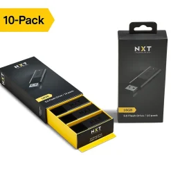 NXT Technologies ™ 16GB USB 3.0 Type A Flash Drive, Black, 10/Pack (NX56890-US/CC)* Usb Flash Drives