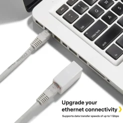 Ethernet Cables<NXT Technologies ™ NX56840 25' CAT-6 Cable, Gray