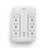 Surge Protectors & Power Strips<NXT Technologies ™ 6-Outlet 2 USB Swivel Wall Tap, 900 Joules (NX54322)