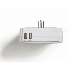 Surge Protectors & Power Strips<NXT Technologies ™ 6-Outlet 2 USB Swivel Wall Tap, 900 Joules (NX54322)