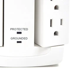 Surge Protectors & Power Strips<NXT Technologies ™ 6-Outlet 2 USB Swivel Wall Tap, 900 Joules (NX54322)