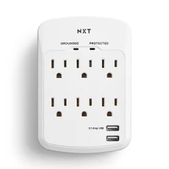 Surge Protectors & Power Strips<NXT Technologies ™ 6-Outlet Plus USB Surge Protector, 1200 Joules (NX54321)