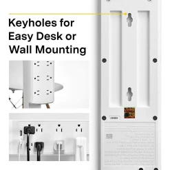 Surge Protectors & Power Strips<NXT Technologies ™ 8-Outlet Plus USB Surge Protector, 6' Cord, 2100 Joules (NX54317)