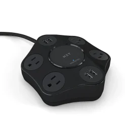 Surge Protectors & Power Strips<NXT Technologies ™ 4-Outlet plus USB Surge Protector, 8' Braided Cord, 500 Joules (NX 56819)