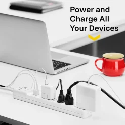 Surge Protectors & Power Strips<NXT Technologies ™ 6-Outlet Plus USB Surge Protector, 4' Cord, 1500 Joules (NX61426)