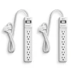 Surge Protectors & Power Strips<NXT Technologies ™ 6-Outlet Surge Protector, 2.5' Cord, 500 Joules, 2/Pack (NX54311)