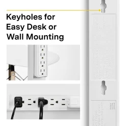 Surge Protectors & Power Strips<NXT Technologies ™ 6-Outlet Surge Protector, 2.5' Cord, 500 Joules, 2/Pack (NX54311)
