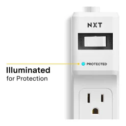 Surge Protectors & Power Strips<NXT Technologies 6-Outlet Surge Protector, 4' Cord, 600 Joules (NX54312)