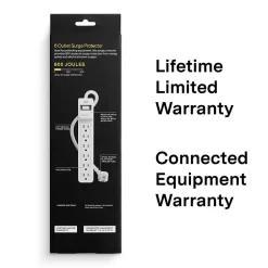 Surge Protectors & Power Strips<NXT Technologies ™ 6-Outlet Surge Protector, 12' Cord, 900 Joules (NX61425)