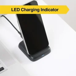 NXT Technologies ™ Qi Wireless Charging Stand, Black (NX60455)