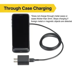 NXT Technologies ™ Qi Wireless Charging Stand, Black (NX60455)