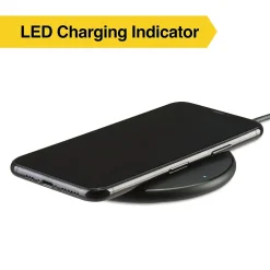 NXT Technologies ™ Qi Wireless Charger with USB-C Cable, Black (NX60454)