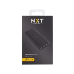 NXT Technologies ™ USB Power Bank for Most Smartphones, 10000mAh, Black (NX60456)