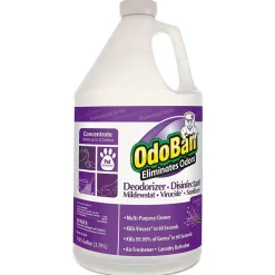 ODOBAN Professional Deodorizer Disinfectant, Lavender Scent, 1 Gallon, 4/Carton (ODO911162G4)