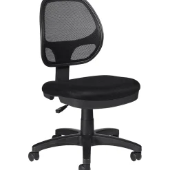 Hot Armless Mesh Task Chair, Black (OTG11642B) Office Chairs