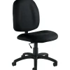 Fabric Armless Task Chair, Black (OTG11650-QL10) Office Chairs