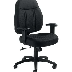 Sale Fabric Tilter Executive Chair with Arms, Black (OTG11652-QL10) Office Chairs