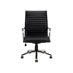 New Faux Leather Executive Chair, Black (OTG11730B) Office Chairs