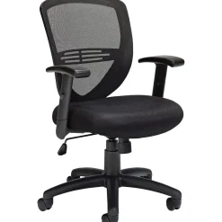 Clearance Managers Mesh Back Chair, Black (OTG11320B) Office Chairs