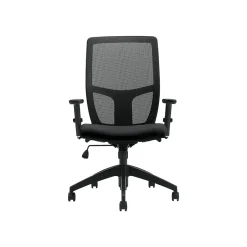 Hot Mesh Back Luxhide Task Chair, Black (OTG3191BL20) Office Chairs