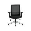 Mesh Back Patterned Fabric Task Chair, Black (OTG11325B) Office Chairs
