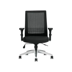 Mesh Back Patterned Fabric Task Chair, Black (OTG11325B) Office Chairs