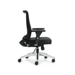 Mesh Back Patterned Fabric Task Chair, Black (OTG11325B) Office Chairs