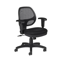 Best Mesh Fabric Manager Chair, Black (OTG11647B) Office Chairs