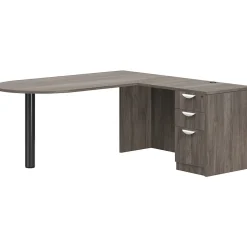 Hot Superior 71" Computer Desk, Artisan Gray (TDOTG11-AGL) L-Desks