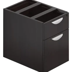 Outlet ® Superior Laminate Box/File Pedestal, American Espresso, 19"H x 16"W x 22"D File Cabinets