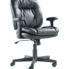 Bonded Leather Task Chair, Black (ST4819) Office Chairs