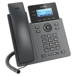Office Phones & Conferencing<Ooma 2-Line VOIP Phone with Digital Answering, Black (2602)