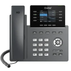 Office Phones & Conferencing<Ooma 8-Line Wi-Fi IP Corded Conferece Phone, Black (2624W)
