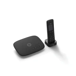 Office Phones & Conferencing<Ooma Telo VoIP Residential Phone Service and HD3 Handset, Black (TELOHD3)