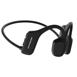 OPN Sound Mercato Bluetooth Open-Ear Neckband Headphones with Microphone, Black (DA3000BL)