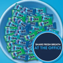 Gum & Mints<Orbit Mint Sugar Free Gum, Assorted Flavors, 13.4 oz., 200 Pieces/Pack, 200/Pack (MMM27955)