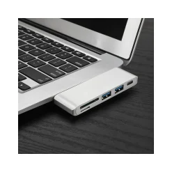 Usb Hubs<OTM Essentials Basics 3-Port USB-C Hub, White (OB-AIAN)